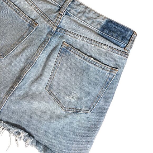 Bershka denim mini jean skirt distressed size 2 - Picture 4 of 12